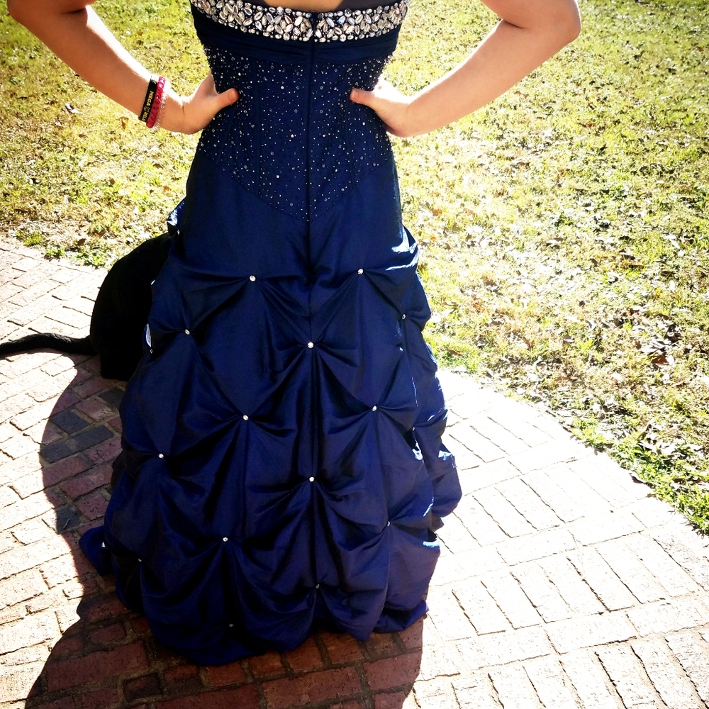 Formal Navy Ballgown Dress